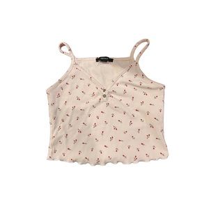 Forever 21 Rose Tank Top
